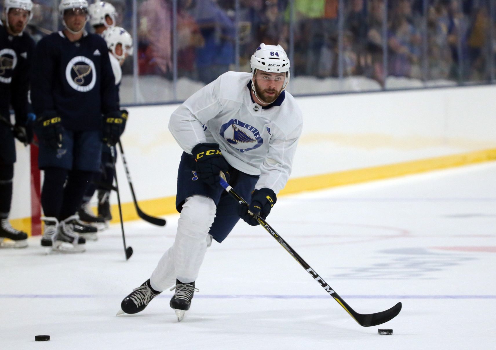 St. Louis Blues pre-season starts, Evan Polei